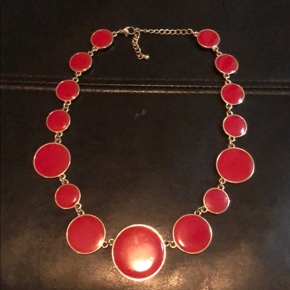 Vintage Red Necklace - Picture 2 of 8